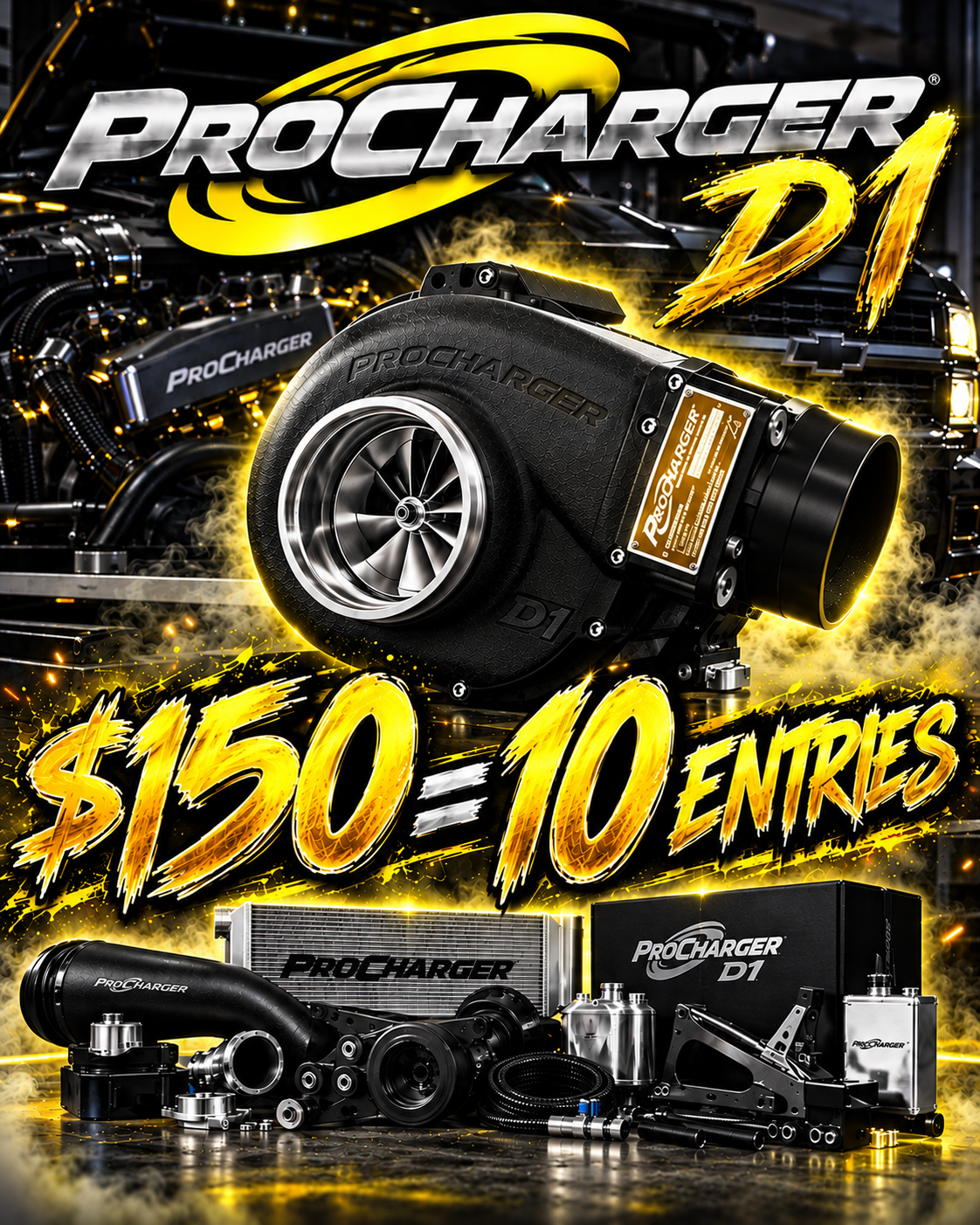 ($150) = 10 ENTRIES