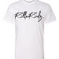 RnR Cursive White Tee